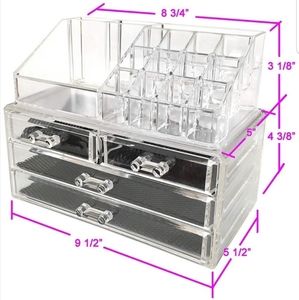 Clear Acrylic Make Up Organizer